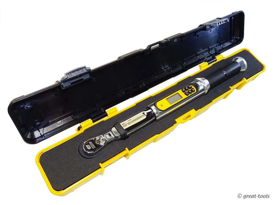 GEARWRENCH ELECTRONIC TORQUE WRENCH, 1/4”, flex-head, 120XP series, hand tools - Image 1 of 1