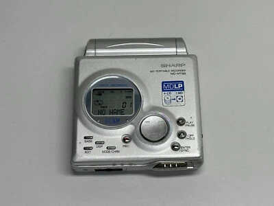 Sharp MD-MT88 tragbarer Mini MD Recorder Walkman, Silber, geprüft ⚡BLITZBEREIT⚡ - Bild 1 von 4