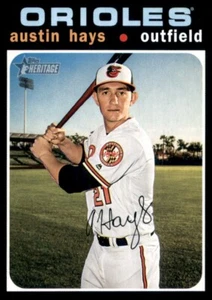 2020 Topps Heritage #326 Austin Hays - Picture 1 of 2