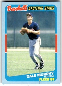 1989 Fleer Baseball's Exciting Stars - Dale Murphy #33 - Bild 1 von 2