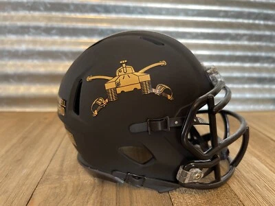 2015 Army Black Knights vs Navy Armored Cav. Speed Mini Helmet - Image 1 of 4