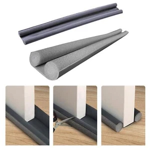 2x Grader Bodendichtungsstreifen unter Tür Zugluftstopper, Geräuschfest - Bild 1 von 7