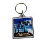 Square Plastic Kauai Travel Souvenir Key Chain