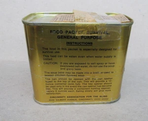 Original Unopened US Military Survival Food Packet General Purpose Spam Cans L1 - Picture 1 of 6