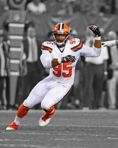 Cleveland Browns MYLES GARRETT Glossy 8x10 Photo NFL Spotlight Print - Picture 1 of 1