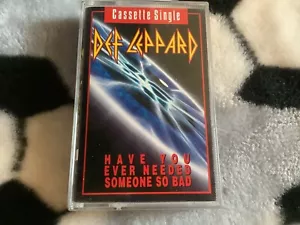 Def Leppard - Have You Ever Needed Someone So Bad - Original UK Cassette Single - Picture 1 of 7