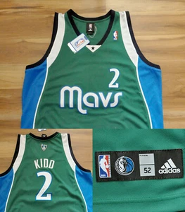 Jason Kidd #2 Dallas Mavericks Adidas Jersey Authentic Mavs Alt NBA Men 52 2XL - Picture 1 of 12