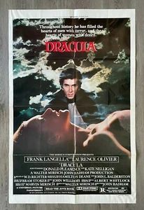 Auténtico póster de película de teatro Drácula (1979) 27x41 1 hoja Frank Langella - Imagen 1 de 7