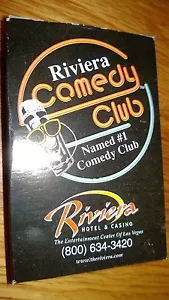 Riviera Casino Comedy Club Las Vegas Playing Cards. - Picture 1 of 2