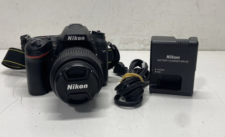 Nikon D7100 24.1MP Digital SLR Camera w/ 18-55mm Lens - Image 1 of 4