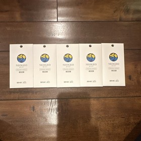 5 packs SNK NEOGEO mini Character Stickers White 4PCS Console PVC PET