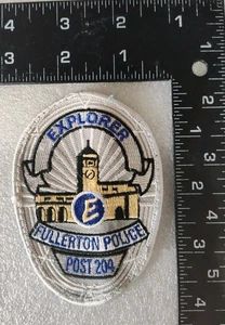 PARCHE EXPLORADOR DEL DEPARTAMENTO DE POLICÍA FULLERTON ~ CALIFORNIA - Imagen 1 de 2