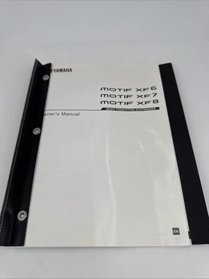 Yamaha Motif XF6 / XF7 / XF8 Manual del propietario: con fundas protectoras. Foto 1 de 4