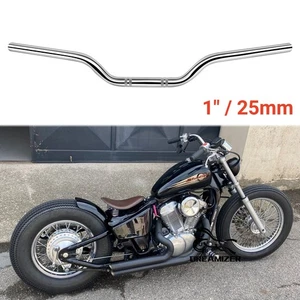 1" 25mm Handlebar Drag Bar For Honda Shadow Spirit 500 700 750 VT1100C VTX1300C - Picture 1 of 12