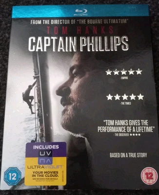 Captain Phillips (Blu-ray, 2014)-REGION ABC-NEW/SEALED - Image 1 of 3