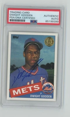 Shoe Box Collection 2004 Dwight Gooden automático PSA New York Mets #620 Foto 1 de 2
