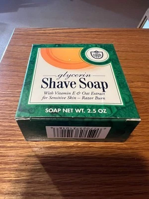 Van Der Hagen Glycerin Shave Soap Vit E & Oat Extract Sensitive Skin 2.5 Oz  - Image 1 of 4