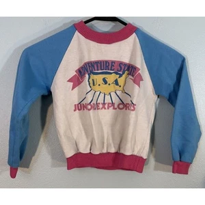 VTG Girls Health-Tex 6X Junior Explorers Pullover Sweater Adventure States USA - Picture 1 of 5