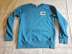 Sudadera The North Face Heritage Patch Crew para mujer verde azulado medio - Imagen 1 de 8