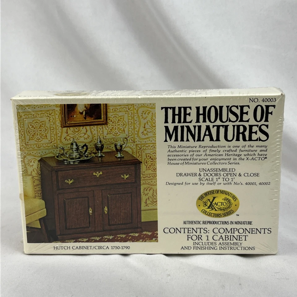 The House of Miniatures - Hutch Cabinet #40003 - 全新未拆封 全新带盒 — 第 1/1 张图片