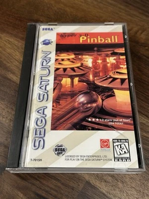 Hyper 3-D Pinball (Sega Saturn - 1996) Original Complete CIB Game w/ Reg Card - Image 1 of 4
