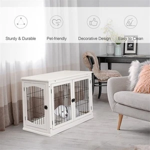Gabbia per Cani Resistente Gabbia per Animali Domestici con Vassoio Rimovibile per Facile Pulizia - Foto 1 di 7