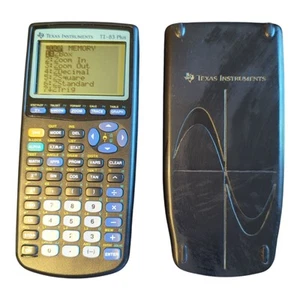 Texas Instruments TI-83 Plus graphischer Taschenrechner mit Deckel getestet funktioniert - Bild 1 von 3