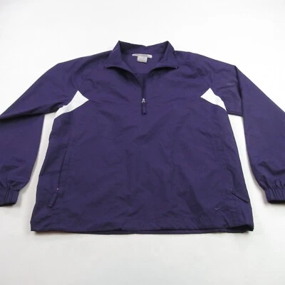 Camisa Nike para mujer mediana 1/4 cremallera manga larga púrpura golf ligera 8-10 Foto 1 de 4