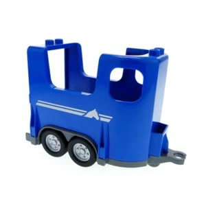 1x Lego Duplo Auto Anhänger blau Pferde Wagen ohne Klappe 5648 87657c01pb01 - Bild 1 von 1