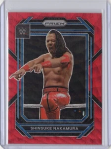 Tarjeta Shinsuke Nakamura WWE 2023 Panini Prizm Red Wave #167 - Imagen 1 de 2
