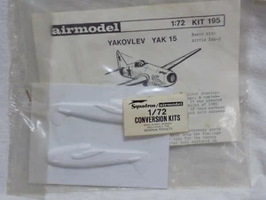 Airmodel 1/72 Thermoform Model WWII Russian Yakovlev YAK-15 Conversion Kit - Picture 1 of 1