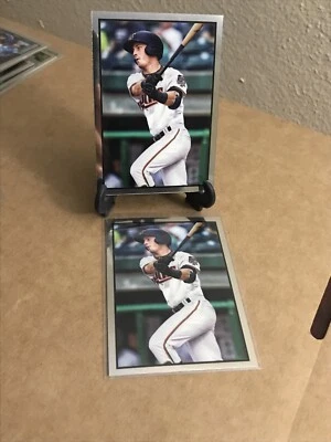 2019 Bowman Heritage Brent Rooker CHROME SP Prospect 2-Card Lot #53CP-52 - Image 1 of 2