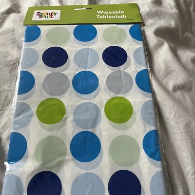 Wipe Clean Tablecloth Cover Wipeable Waterproof Table Protector 228x130 Cm - Image 1 of 4