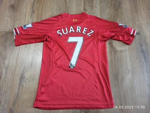 2014/15 Liverpool Home Jersey #7 Suarez  Warrior Football Soccer RED Cover