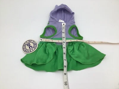 Top Paw Catwoman Dog Halloween Costume Purple Hooded Dress Superhero - Image 1 of 4