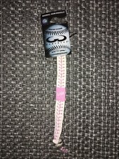 CHICAGO WHITE SOX PINK GAMEWEAR BASEBALL SEAM BRACELET GENUINE BASEBALL LEATHER