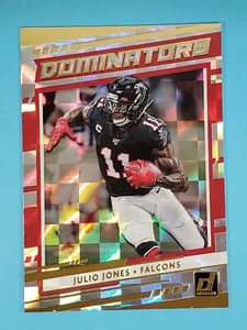 2020 Panini Donruss Dominators Julio Jones Atlanta Falcons #D-JJ - Foto 1 di 2