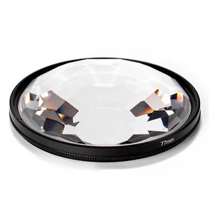 77 mm Hand Kaleidoskop Glas Prismenfilter variable Anzahl der Motive D2D9 - Bild 1 von 11