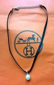 SUPERBE  RAS  DU  COU AVEC  PERLE , BÉLIÈRE EN ARGENT 925 - NEUF -  IDÉAL CADEAU - Imagen 1 de 4