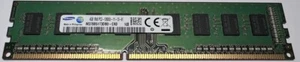 SAMSUNG 4GB 1Rx8 PC3-12800U-11-13-A1, DDR3 1600MHz, Unbuffered non ECC UDIMM RAM - Picture 1 of 4