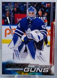 2022-23 Upper Deck Erik Kallgren Young Guns Card #208 Toronto Maple Leafs - Picture 1 of 2