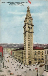 CARTOLINA DANIELS & FISHER STORE VINTAGE DENVER CO COLORADO c1910 091423 S - Foto 1 di 2