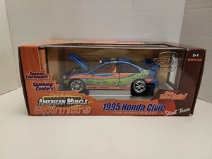 ERTL  AMERICAN MUSCLE STREET  TUNER SPINNERS 1995 HONDA CIVIC  1 OF 5000  NEW - Picture 1 of 10