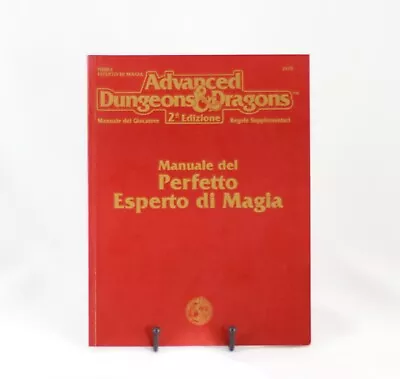 Advanced Dungeons & Dragons MANUALE DEL PERFETTO ESPERTO DI MAGIA 2a Edizione IT - Immagine 1 di 2