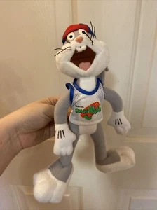 Vintage, 1996, Bugs Bunny, Space Jam, McDonald's toy, Tune Squad, Plush Toy 9” - Picture 1 of 4