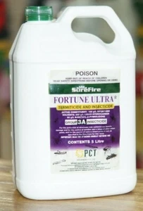 Insect Spray Fortune Ultra 5L Bifenthrin Termite Insect Ant Spray Poison - Picture 1 of 2