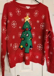 Ugly Christmas Sweater Red Green Tree Target XXL - Picture 1 of 12