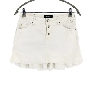 REPLAY Denim Mini White Kid's Girl's Skirt Size 12 y.o - Picture 1 of 8
