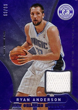 2012-13 Totally Certified Blue Materials #135 Ryan Anderson Jersey /99