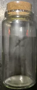 Small Glass Jar with Cork Lid 4.25in Tall - Picture 1 of 2